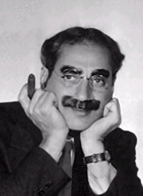 American comedian Groucho Marx