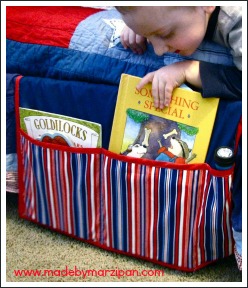 bedside book caddy