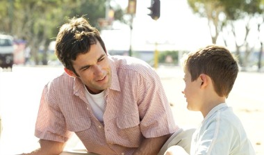 dad talking to son