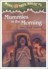 magic tree house, mummies in the morning