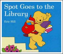 spot goes to the library, eric hill
