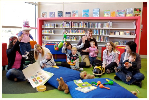 babies and libraries