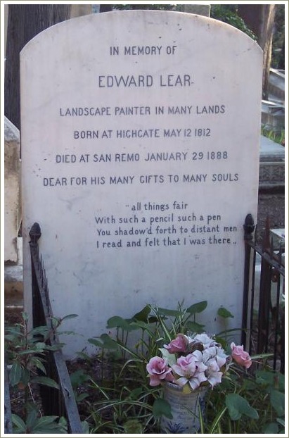 edward lears grave