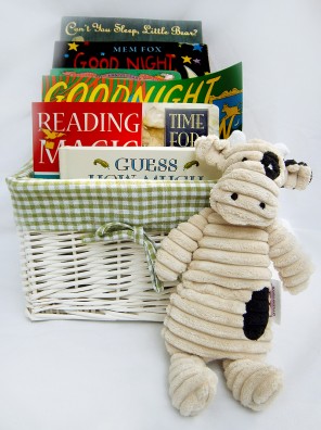 bed time book gift basket