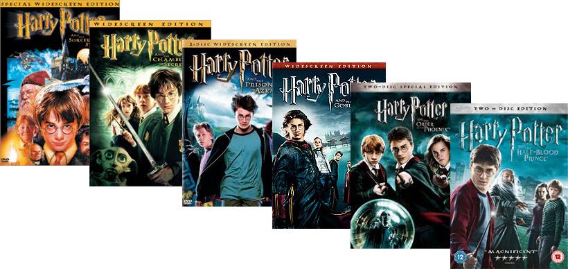 what age is harry potter books for , what order do the harry potter movies go in