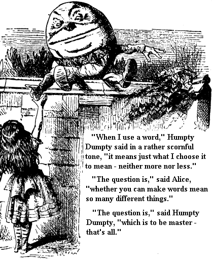 humpty dumpty, lewis carroll