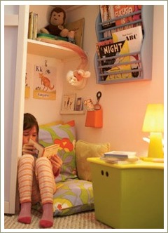 reading nook, raise a reader